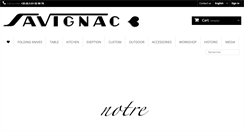 Desktop Screenshot of couteau-savignac.com