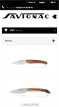 Mobile Screenshot of couteau-savignac.com